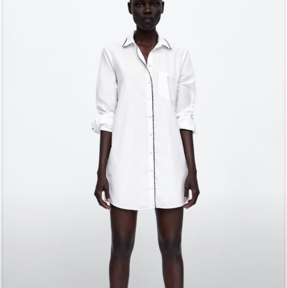 Zara Dresses & Skirts - ZARA | Button Down Shirt Dress